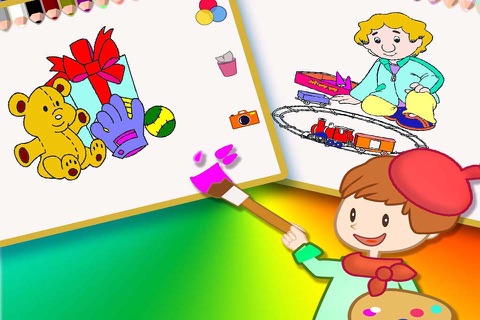 Colouring Book 21 - Making the toy colorful screenshot 2