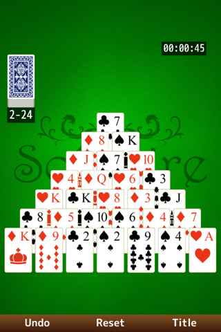 Pyramid Solitaire◆popular card game screenshot 2