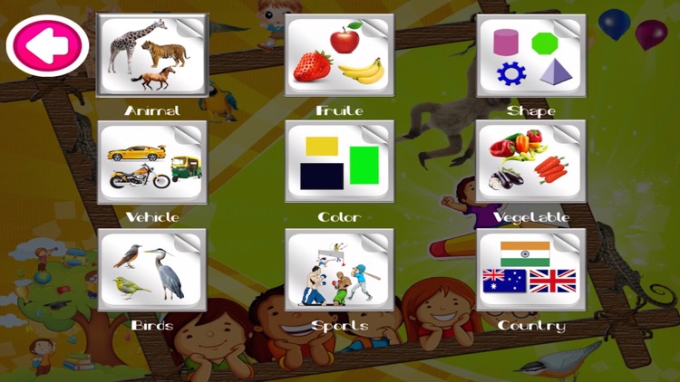 Kids Learning Flashcards - Free Toddlers Games