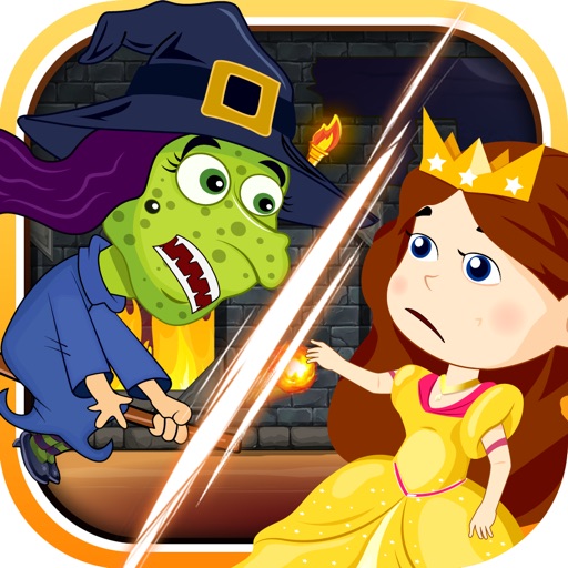 Good Beautiful Princess Battle - Evil Ugly Witch Classic Revenge Free Icon