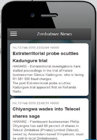 Zimbabwe News screenshot 2