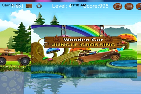 Wooden Car Jungle Cossing screenshot 4