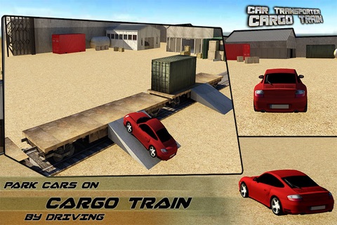 Car Transporter Cargo Train - 3D Realistic Rapid Vehicle Transport & Heavy Freight Simulator screenshot 3