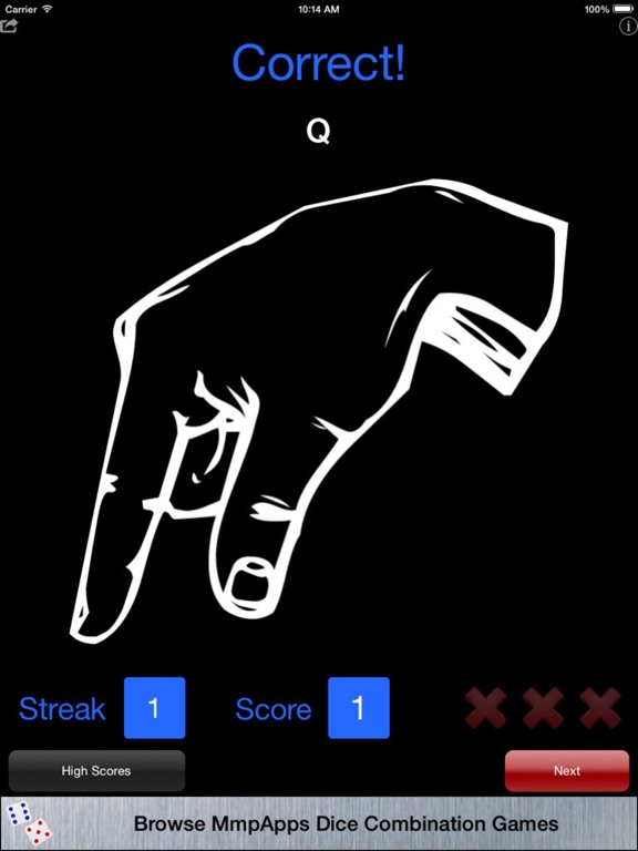 3Strike American Sign Language Fingerspelling screenshot