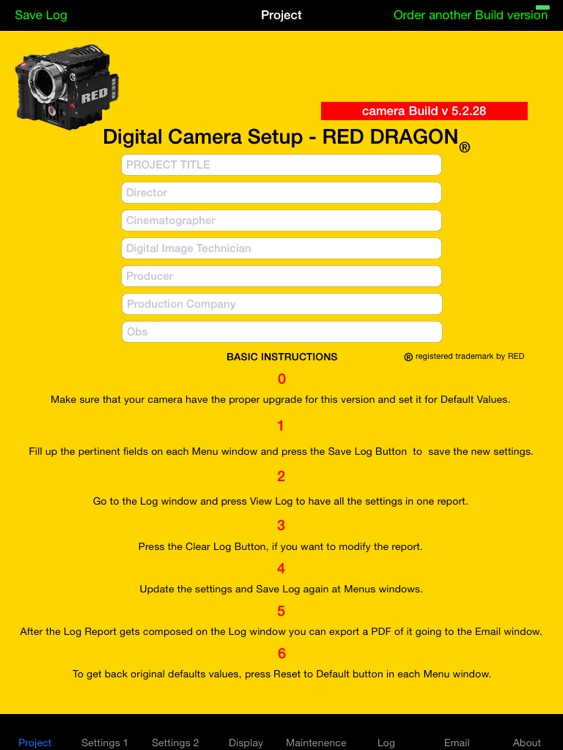 Digital Camera Setup RED DRAGON v 5.2.28 screenshot-3