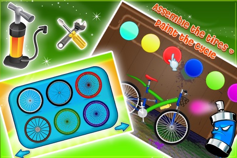 Build a Cycle – Fix kid’s bikes in this best fun game screenshot 3