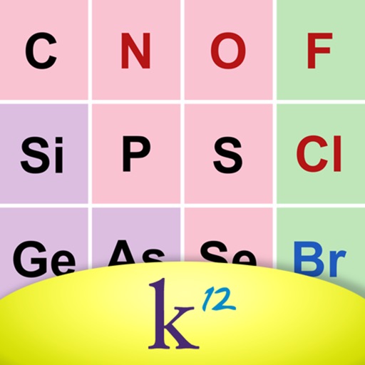 K12 Periodic Table of the Elements iOS App