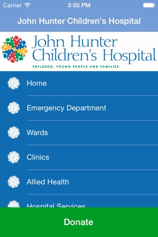 John Hunter Children's Hospital Patient and Family Guide screenshot 2