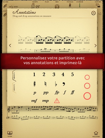 Play Vivaldi – Concerto pour violon en la mineur (partition interactive) screenshot 4