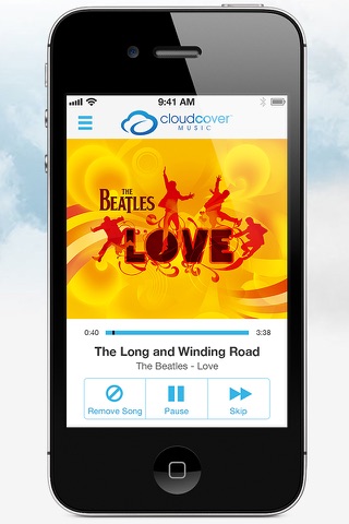 Cloud Cover Music Player screenshot 2