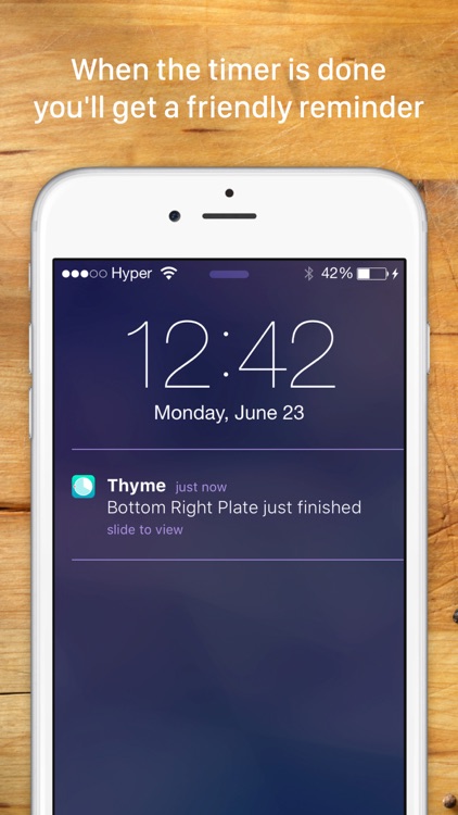 Thyme: A kitchen timer for your culinary arts screenshot-3