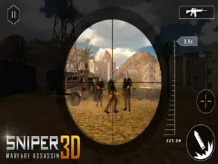 Captura 4 Sniper Guerrero 3D: Guerra del Desierto iphone