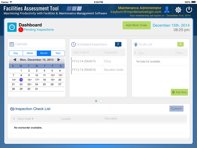 FAT- Facility Assessment Tool by MaintenanceLogin