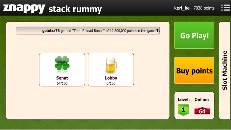 Stack Rummy Znappy