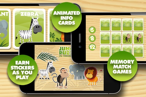 Jungle Animal Puzzle screenshot 4