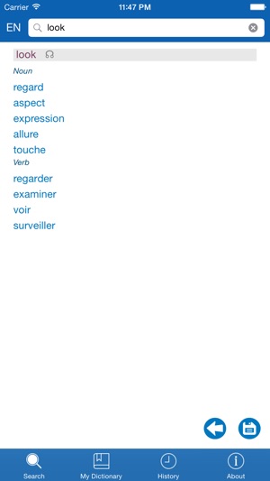 French <> English Dictionary + Vocabulary trainer Free(圖2)-速報App