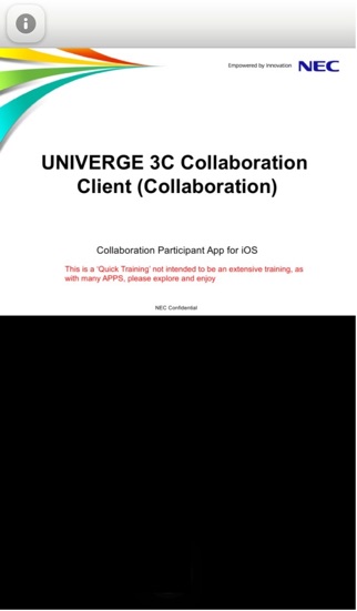 How to cancel & delete UNIVERGE 3C Collaboration Client from iphone & ipad 3