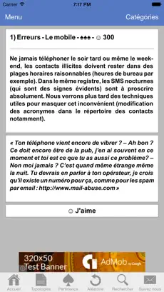 Screenshot 4 Les 100 signes d'infidélité iphone