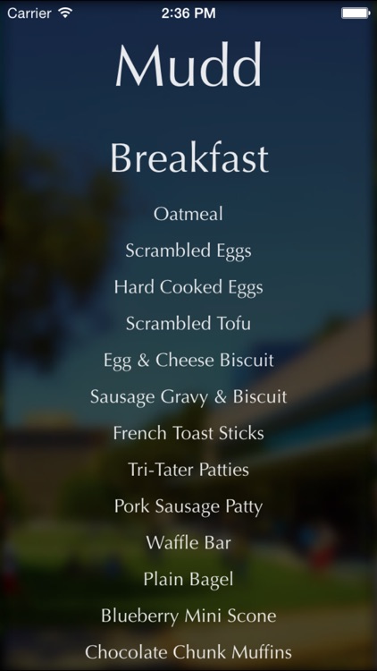 5C Menu