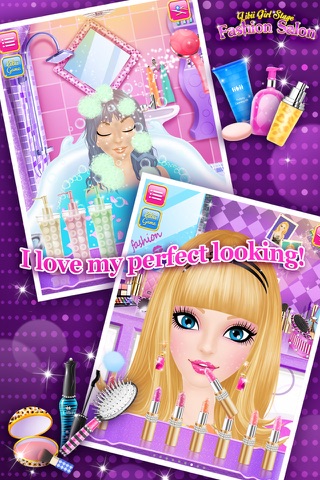 Fashion Salon™ - Girls Makeup, Dressup and Makeover Games screenshot 2