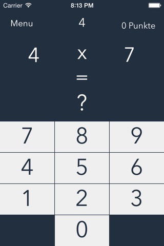 Multiplication - test your skills in multiplication screenshot 2