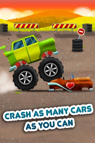 Car Builder 3 Mad Race, Police Car Chase, Hippie Van Mechanic, Monster Truck Driver and Tank Battle – Kids Game screenshot 2
