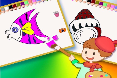 Coloring Book 6 - Making the sea animal colorful screenshot 3