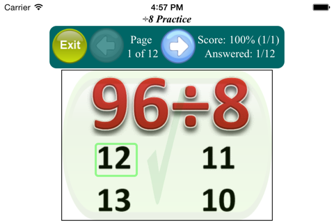 Division Table - Full Version screenshot 2