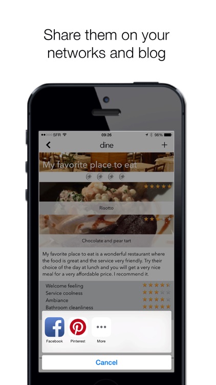 Dine - your restaurant notebook screenshot-4