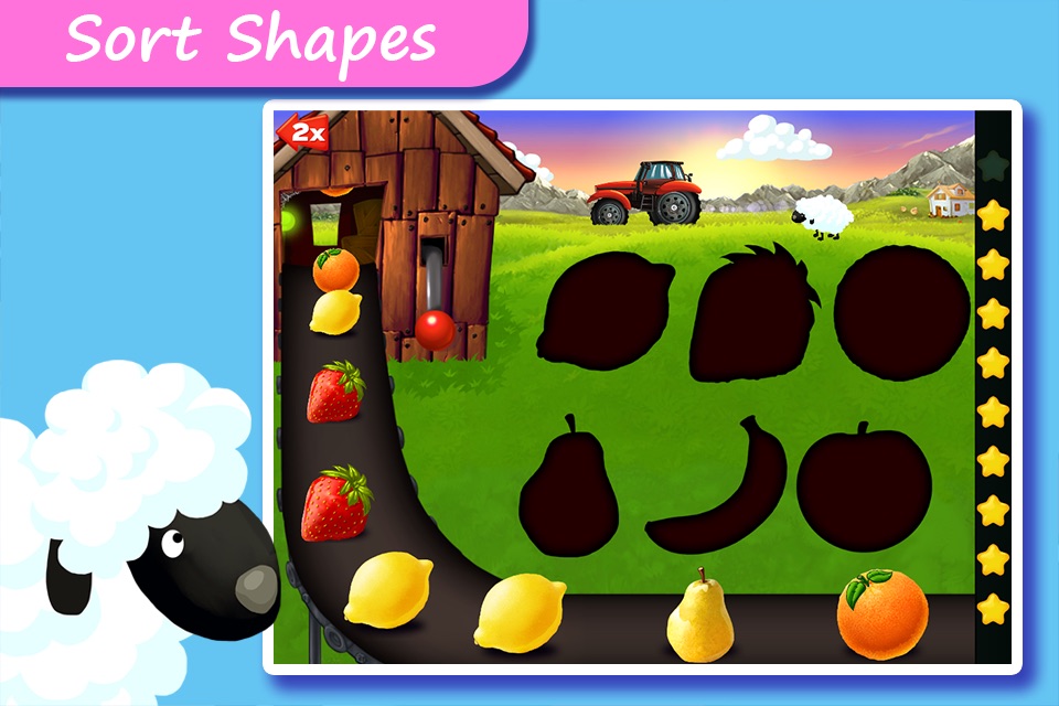 Farm Puzzles - Shapes & Colors screenshot 2