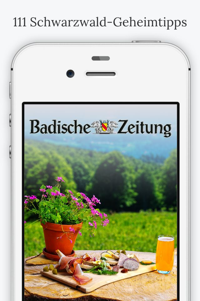 BZ Vesper-App - 111 Gastro-Tipps für Ausflüge rund um den Schwarzwald - Badische Zeitung