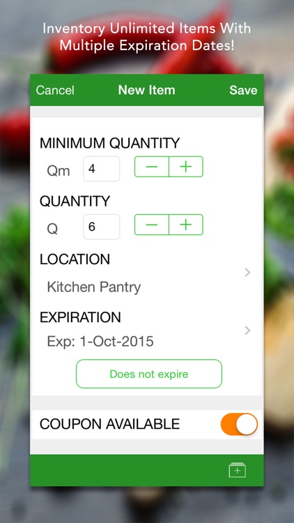 Prep & Pantry - Inventory Manager