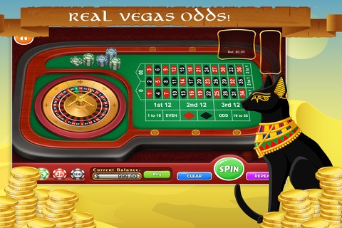 Cleopatra Roulette Board PRO - Play Strategy in a High Roller Table screenshot 2