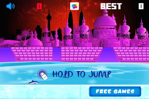 Jump Dolphin Beach Show - Ocean Tale Jumping Game FREE screenshot 3
