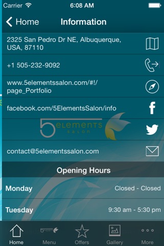 Salon 5 Elements screenshot 3