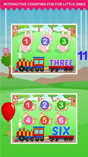 Babli The Numbers Train Free - Tap, Explore and Learn counti(圖2)-速報App