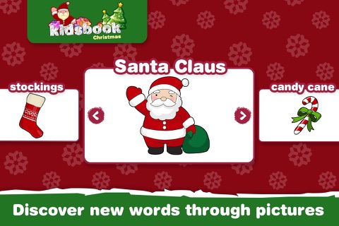 KidsBook: Christmas - HD Flash Card Game Design for Kids screenshot 2