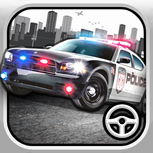 Squad police car simulator 3D - free parking games icon