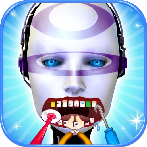 Dentist Terminator Edition - Wash Robots Teeth In A Free Clinic Game