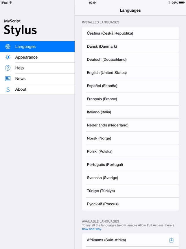 MyScript Stylus - Handwriting Keyboard Screenshot
