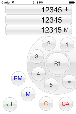 One Hand Calculator screenshot 2