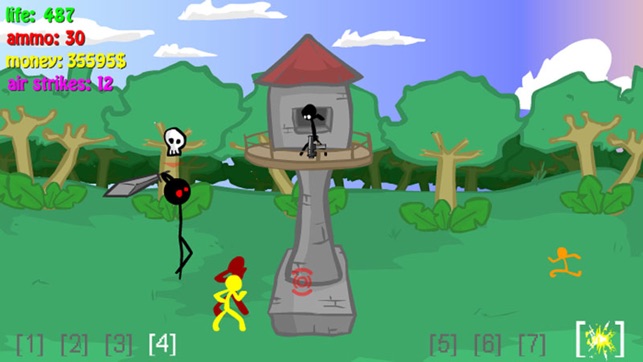 Stickman Defense - Shooting Game(圖2)-速報App