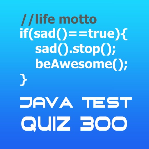 Quiz 300 - Java Questions iOS App