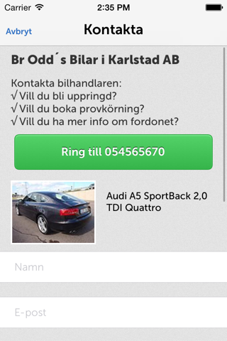 Br Odd´s Bilar i Karlstad AB screenshot 3