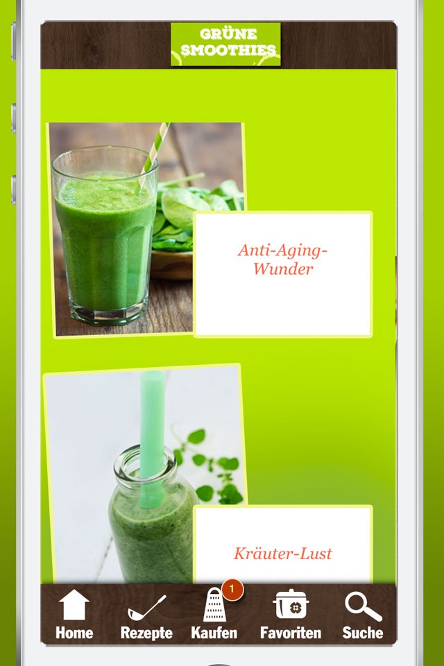Grüne Smoothies Rezepte - Lecker und gesund screenshot 2