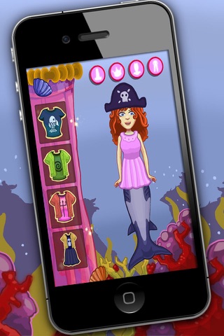 Viste sirenas- Juego de vestir princesas para niñas screenshot 3
