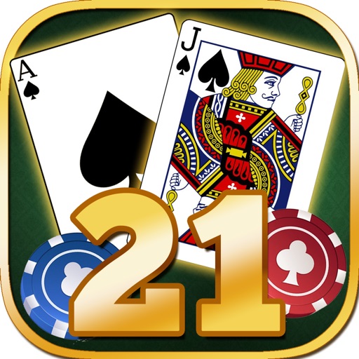 Double Down Blackjack - Free Classic Game Of 21 Icon