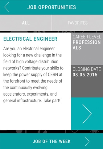 CERN Jobs screenshot 2