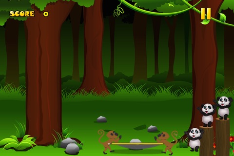 Jumping Bubble Panda - Two Monkeys and a Bear screenshot 3