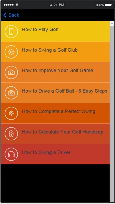 Golf Lessons and Inst... screenshot1